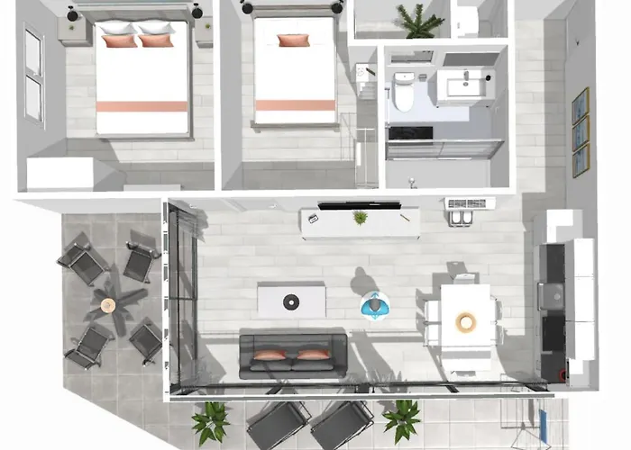 Roses Apartments Sea View 2Habitaciones